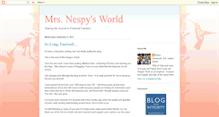 Desktop Screenshot of mrsnespysworld.blogspot.com