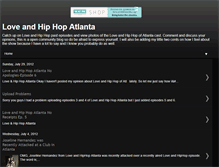 Tablet Screenshot of loveandhiphopatl.blogspot.com