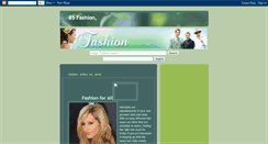 Desktop Screenshot of 85fashion.blogspot.com