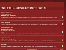 Tablet Screenshot of englishlanguagelearningforum.blogspot.com