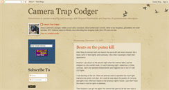 Desktop Screenshot of cameratrapcodger.blogspot.com