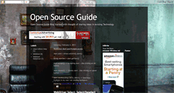 Desktop Screenshot of opensource-guide.blogspot.com