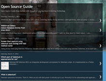 Tablet Screenshot of opensource-guide.blogspot.com