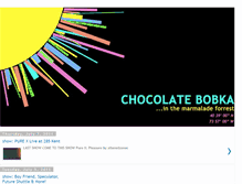 Tablet Screenshot of chocolatebobka.blogspot.com