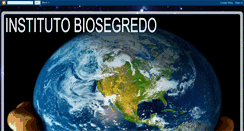 Desktop Screenshot of institutobiosegredo.blogspot.com