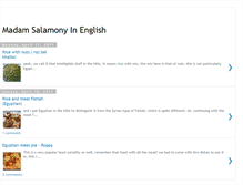 Tablet Screenshot of madamsalmony-in-english.blogspot.com