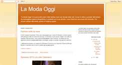 Desktop Screenshot of lamodaoggi.blogspot.com