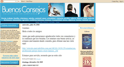 Desktop Screenshot of buenosconsejos.blogspot.com