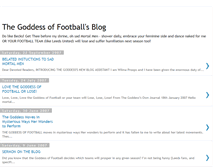 Tablet Screenshot of goddessoffootball.blogspot.com