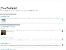 Tablet Screenshot of bestfreewebscripts.blogspot.com