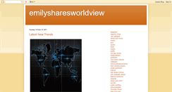 Desktop Screenshot of emilysharesworldview.blogspot.com