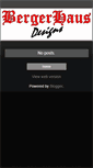 Mobile Screenshot of bergerhaus-designs.blogspot.com