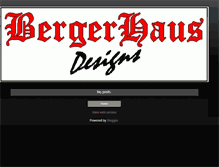 Tablet Screenshot of bergerhaus-designs.blogspot.com