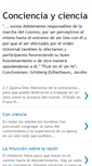 Mobile Screenshot of concienciayciencia.blogspot.com