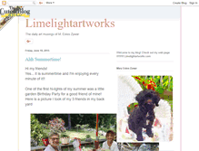 Tablet Screenshot of limelightartworks.blogspot.com