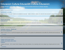 Tablet Screenshot of educacionculturaeducacioncultura.blogspot.com