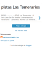 Mobile Screenshot of pistas-los-temerarios.blogspot.com