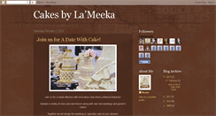 Desktop Screenshot of cakesbylameeka.blogspot.com