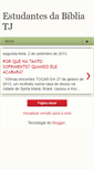 Mobile Screenshot of estudantesdabibliatj.blogspot.com