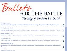 Tablet Screenshot of bulletsforthebattle.blogspot.com