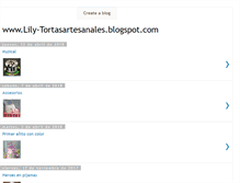 Tablet Screenshot of lily-tortasartesanales.blogspot.com