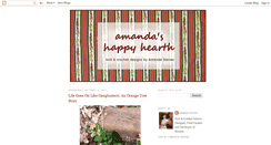 Desktop Screenshot of amandashappyhearth.blogspot.com