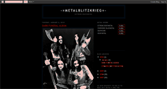 Desktop Screenshot of metalblitzkrieg.blogspot.com