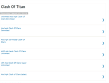 Tablet Screenshot of clashoftitansmodapk.blogspot.com