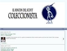 Tablet Screenshot of coleccionscout.blogspot.com