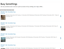 Tablet Screenshot of busysomethings.blogspot.com