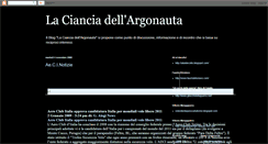 Desktop Screenshot of lacianciadellargonauta.blogspot.com