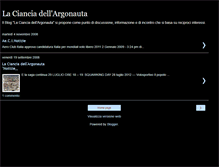 Tablet Screenshot of lacianciadellargonauta.blogspot.com