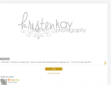 Tablet Screenshot of kristenkayphoto.blogspot.com