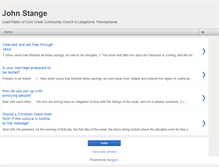 Tablet Screenshot of johnstange.blogspot.com