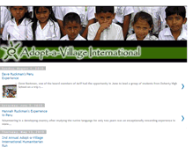 Tablet Screenshot of adoptavillageinternational.blogspot.com