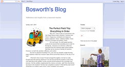 Desktop Screenshot of bosworthsblog.blogspot.com