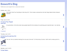 Tablet Screenshot of bosworthsblog.blogspot.com