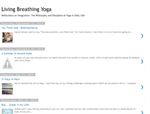 Tablet Screenshot of livingbreathingyoga.blogspot.com