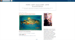 Desktop Screenshot of fineartgalleryandpaintings.blogspot.com