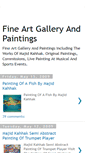 Mobile Screenshot of fineartgalleryandpaintings.blogspot.com