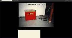Desktop Screenshot of chromiumdioxide.blogspot.com