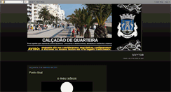 Desktop Screenshot of calcadaodequarteira.blogspot.com