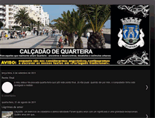 Tablet Screenshot of calcadaodequarteira.blogspot.com