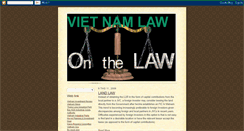 Desktop Screenshot of law-of-vietnam.blogspot.com