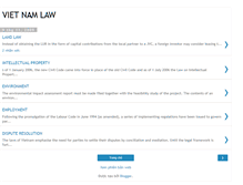 Tablet Screenshot of law-of-vietnam.blogspot.com