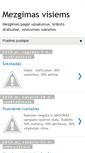 Mobile Screenshot of mezgimasvisiems.blogspot.com