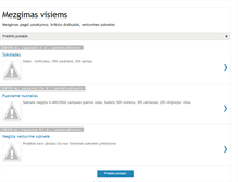 Tablet Screenshot of mezgimasvisiems.blogspot.com