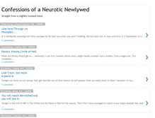 Tablet Screenshot of neuroticnewlywed.blogspot.com