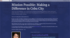 Desktop Screenshot of missionpossiblecebucity.blogspot.com