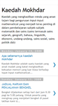 Mobile Screenshot of kaedahmokhdar.blogspot.com